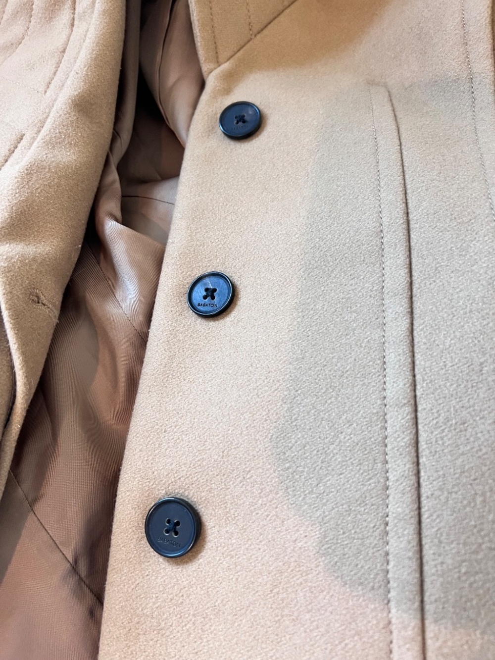 Cashmere & Virgin Wool Babaton by Aritzia "The Connor Coat" XS Belted - Picture 10 of 17